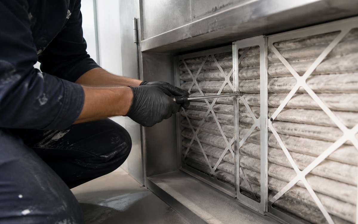 Spray booth maintenance contractor
